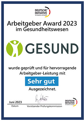 Arbeitgeber Award 2023 im Gesundheitswesen